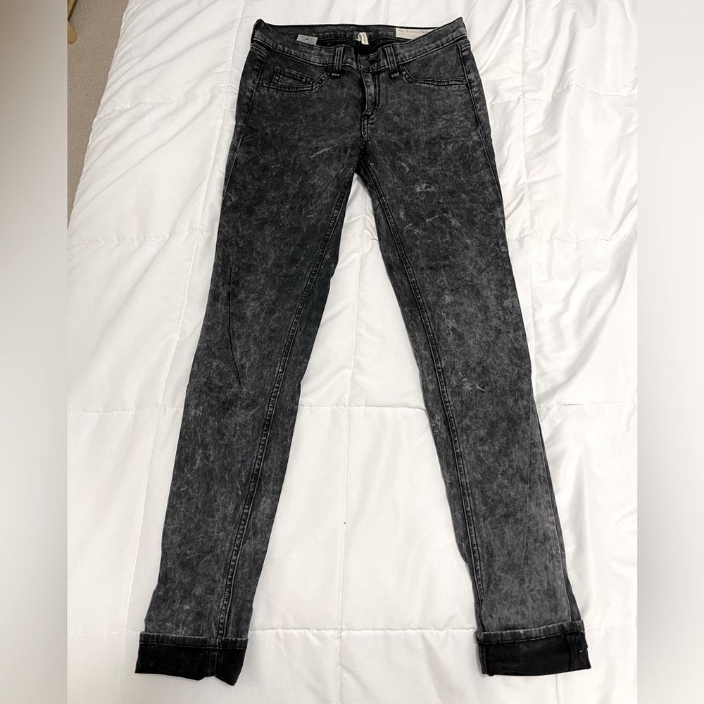 Rag and Bone distressed jeggings